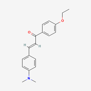 3-[4-(dimethylamino)phenyl]-1-(4-ethoxyphenyl)-2-propen-1-one