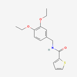 molecular formula C16H19NO3S B5263840 N-(3,4-diethoxybenzyl)-2-thiophenecarboxamide 