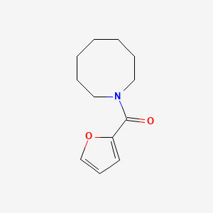 molecular formula C12H17NO2 B5263844 1-(2-furoyl)azocane 