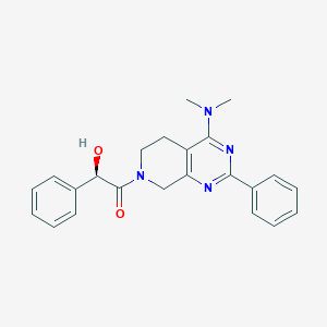 (1R)-2-[4-(dimethylamino)-2-phenyl-5,8-dihydropyrido[3,4-d]pyrimidin-7(6H)-yl]-2-oxo-1-phenylethanol