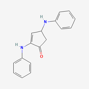 molecular formula C17H16N2O B5263882 2,4-dianilino-2-cyclopenten-1-one CAS No. 20121-78-2