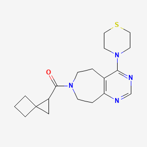 7-(spiro[2.3]hex-1-ylcarbonyl)-4-thiomorpholin-4-yl-6,7,8,9-tetrahydro-5H-pyrimido[4,5-d]azepine