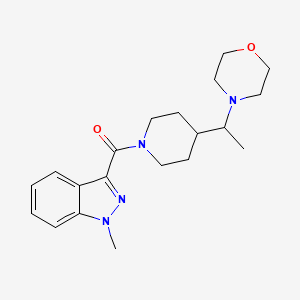 1-methyl-3-{[4-(1-morpholin-4-ylethyl)piperidin-1-yl]carbonyl}-1H-indazole