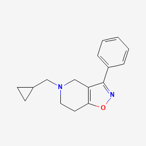 5-(cyclopropylmethyl)-3-phenyl-4,5,6,7-tetrahydroisoxazolo[4,5-c]pyridine