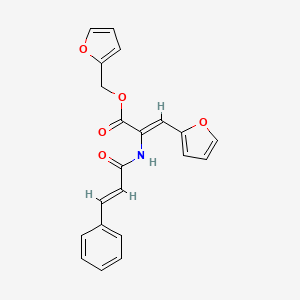 2-furylmethyl 2-(cinnamoylamino)-3-(2-furyl)acrylate