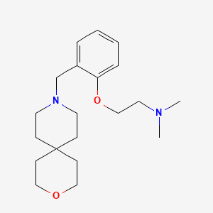 molecular formula C20H32N2O2 B5264047 N,N-dimethyl-2-[2-(3-oxa-9-azaspiro[5.5]undec-9-ylmethyl)phenoxy]ethanamine 