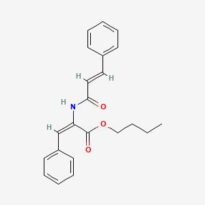 butyl 2-(cinnamoylamino)-3-phenylacrylate