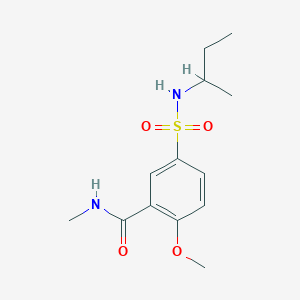 5-[(sec-butylamino)sulfonyl]-2-methoxy-N-methylbenzamide