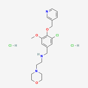 N-[3-chloro-5-methoxy-4-(3-pyridinylmethoxy)benzyl]-2-(4-morpholinyl)ethanamine dihydrochloride