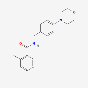 2,4-dimethyl-N-[4-(4-morpholinyl)benzyl]benzamide