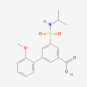 5-[(isopropylamino)sulfonyl]-2'-methoxybiphenyl-3-carboxylic acid