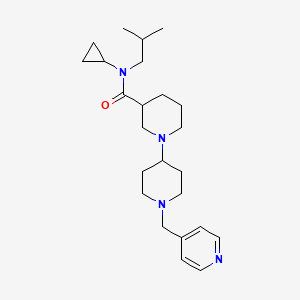 N-cyclopropyl-N-isobutyl-1'-(pyridin-4-ylmethyl)-1,4'-bipiperidine-3-carboxamide