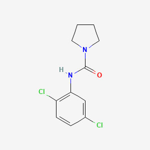 molecular formula C11H12Cl2N2O B5264380 N-(2,5-dichlorophenyl)-1-pyrrolidinecarboxamide 