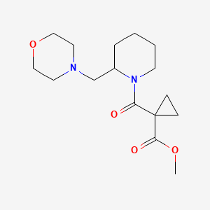 methyl 1-{[2-(morpholin-4-ylmethyl)piperidin-1-yl]carbonyl}cyclopropanecarboxylate