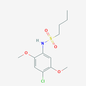 N-(4-chloro-2,5-dimethoxyphenyl)-1-butanesulfonamide