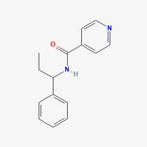 N-(1-phenylpropyl)isonicotinamide