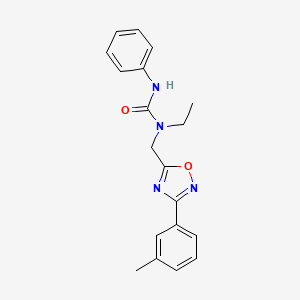 N-ethyl-N-{[3-(3-methylphenyl)-1,2,4-oxadiazol-5-yl]methyl}-N'-phenylurea