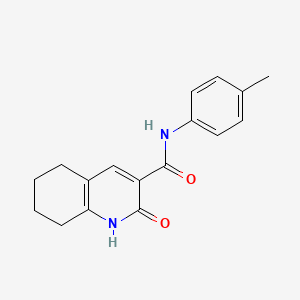 N-(4-methylphenyl)-2-oxo-1,2,5,6,7,8-hexahydroquinoline-3-carboxamide