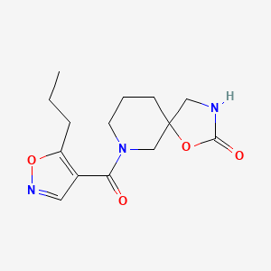 7-[(5-propyl-4-isoxazolyl)carbonyl]-1-oxa-3,7-diazaspiro[4.5]decan-2-one