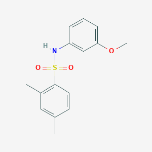 molecular formula C15H17NO3S B5265372 N-(3-methoxyphenyl)-2,4-dimethylbenzenesulfonamide 