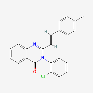 3-(2-chlorophenyl)-2-[2-(4-methylphenyl)vinyl]-4(3H)-quinazolinone