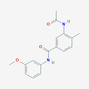 3-(acetylamino)-N-(3-methoxyphenyl)-4-methylbenzamide