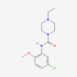 N-(5-chloro-2-methoxyphenyl)-4-ethylpiperazine-1-carboxamide