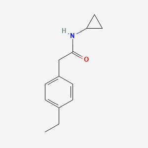 N-cyclopropyl-2-(4-ethylphenyl)acetamide