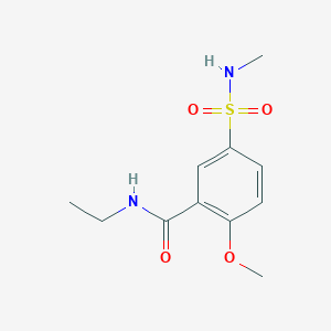 N-ethyl-2-methoxy-5-[(methylamino)sulfonyl]benzamide