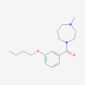 (3-Butoxyphenyl)(4-methyl-1,4-diazepan-1-yl)methanone