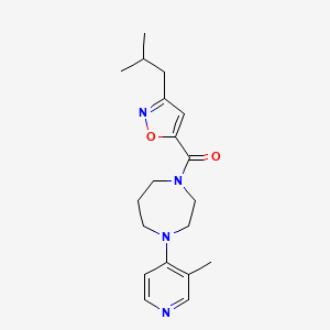 1-[(3-isobutylisoxazol-5-yl)carbonyl]-4-(3-methylpyridin-4-yl)-1,4-diazepane