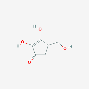 B052665 2,3-Dihydroxy-4-(hydroxymethyl)cyclopent-2-en-1-one CAS No. 123529-38-4