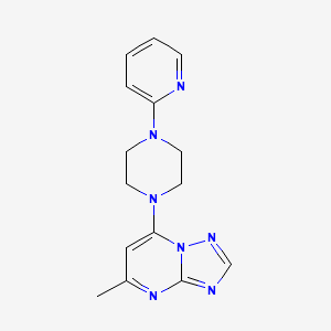 5-methyl-7-(4-pyridin-2-ylpiperazin-1-yl)-[1,2,4]triazolo[1,5-a]pyrimidine