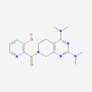 2-{[2,4-bis(dimethylamino)-5,8-dihydropyrido[3,4-d]pyrimidin-7(6H)-yl]carbonyl}pyridin-3-ol