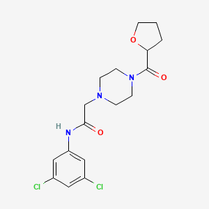 N-(3,5-dichlorophenyl)-2-[4-(tetrahydro-2-furanylcarbonyl)-1-piperazinyl]acetamide