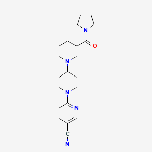 6-[3-(pyrrolidin-1-ylcarbonyl)-1,4'-bipiperidin-1'-yl]nicotinonitrile