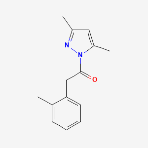 1-(3,5-DIMETHYL-1H-PYRAZOL-1-YL)-2-(2-METHYLPHENYL)-1-ETHANONE