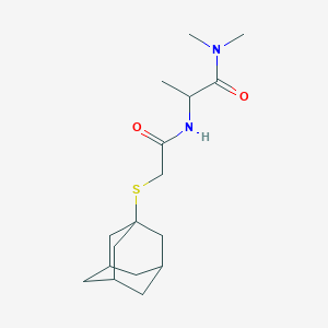 N~2~-[(1-adamantylthio)acetyl]-N~1~,N~1~-dimethylalaninamide