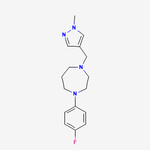 1-(4-fluorophenyl)-4-[(1-methyl-1H-pyrazol-4-yl)methyl]-1,4-diazepane