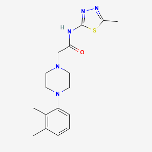 2-[4-(2,3-dimethylphenyl)piperazin-1-yl]-N-(5-methyl-1,3,4-thiadiazol-2-yl)acetamide