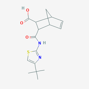 3-{[(4-tert-butyl-1,3-thiazol-2-yl)amino]carbonyl}bicyclo[2.2.1]hept-5-ene-2-carboxylic acid