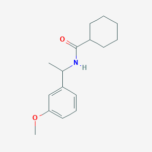 N-[1-(3-methoxyphenyl)ethyl]cyclohexanecarboxamide