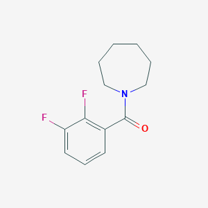 molecular formula C13H15F2NO B5267727 1-(2,3-difluorobenzoyl)azepane 