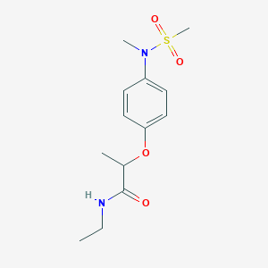 N-ethyl-2-{4-[methyl(methylsulfonyl)amino]phenoxy}propanamide