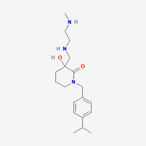 3-hydroxy-1-(4-isopropylbenzyl)-3-({[2-(methylamino)ethyl]amino}methyl)-2-piperidinone dihydrochloride