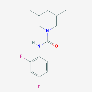 N-(2,4-difluorophenyl)-3,5-dimethylpiperidine-1-carboxamide