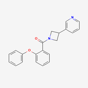 3-[1-(2-phenoxybenzoyl)-3-azetidinyl]pyridine