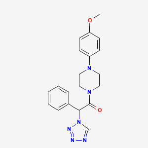 1-(4-methoxyphenyl)-4-[phenyl(1H-tetrazol-1-yl)acetyl]piperazine