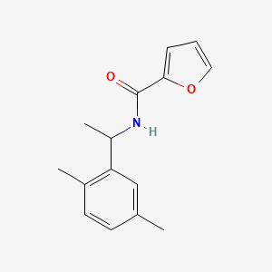 N-[1-(2,5-dimethylphenyl)ethyl]furan-2-carboxamide