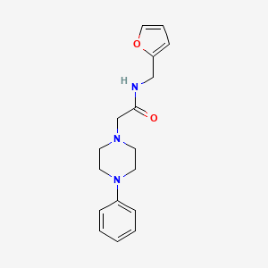 N-(2-FURYLMETHYL)-2-(4-PHENYLPIPERAZINO)ACETAMIDE